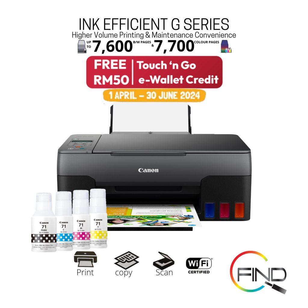 Canon PIXMA G3020 AIO All In One Print Scan Copy Refillable Ink Tank