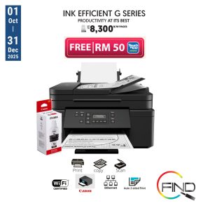 Canon PIXMA GM4070 AIO All-In-One Refillable Ink Tank Direct Wireless Network Monochrome Printer For High Volume Printing