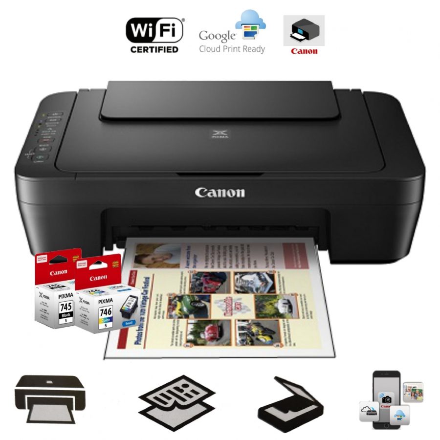 CANON PIXMA MG3070S WIFI WIRELESS ALL-IN-ONE HOME USE COLOUR INKJET ...