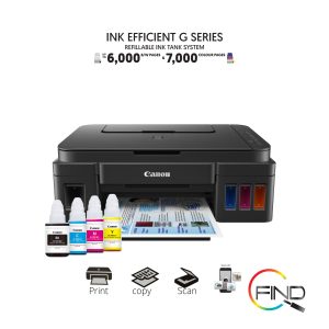 CANON PIXMA G3000 AIO ALL IN ONE (PRINT/SCAN/COPY) REFILLABLE INK TANK SYSTEM WIFI PRINTER (SUPPORT MAC PC)