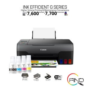 Canon PIXMA G3020 AIO All-In-One (Print/Scan/Copy) Refillable Ink Tank System WiFi Printer for High Volume Printing
