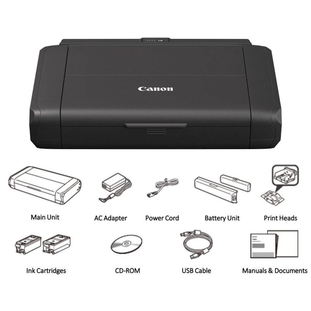 New Canon Pixma Tr150 With Battery Wireless Mobile Single Function Inkjet Printer With 0181