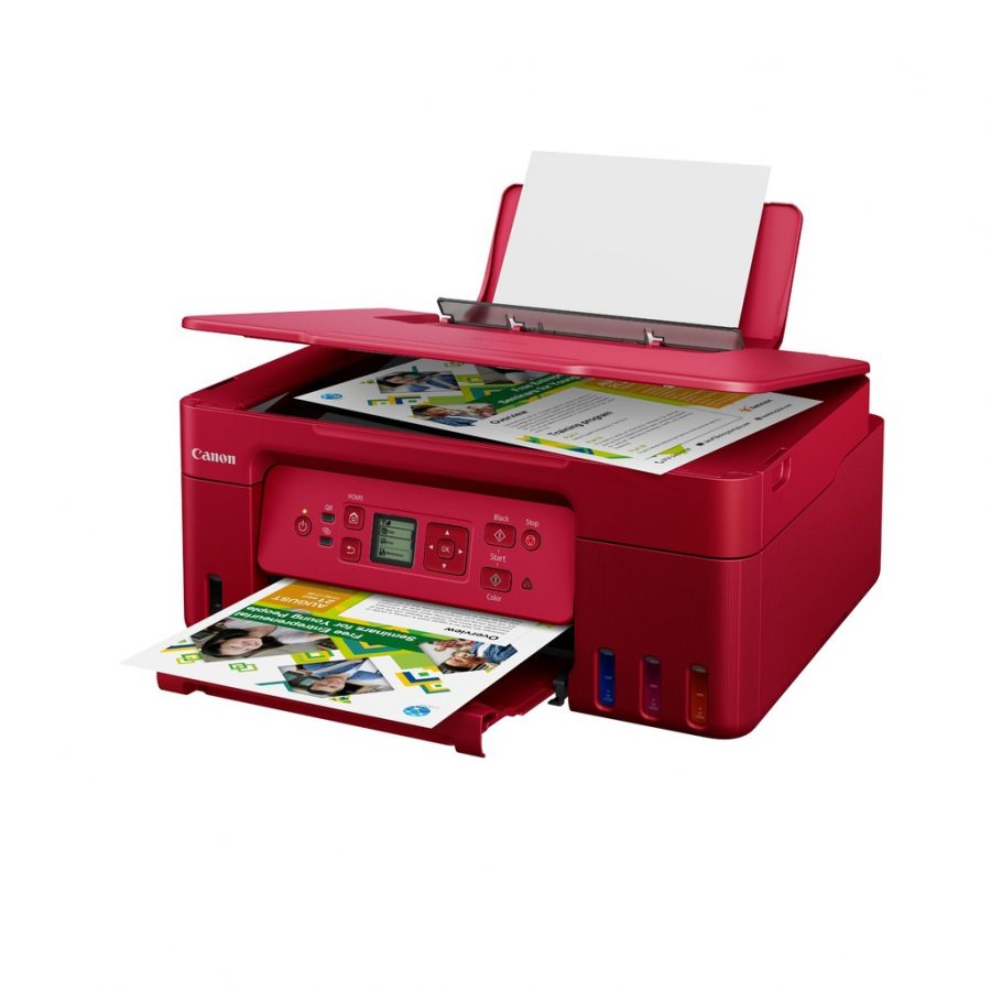 Canon PIXMA G3770 AIO A4 Printer (Red) Print/Scan/Copy Wireless ...