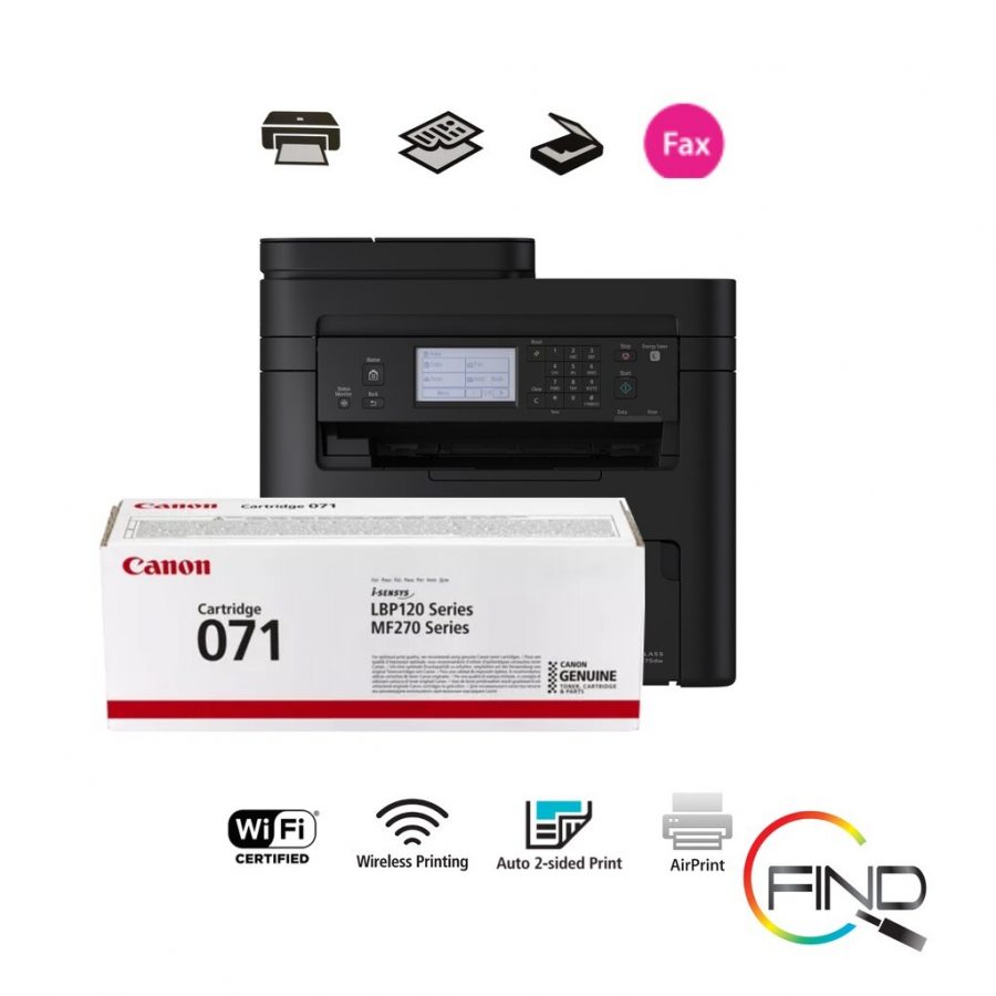 Canon imageCLASS MF275dw AllinOne (Print/Copy/Scan/Fax/WiFi) with