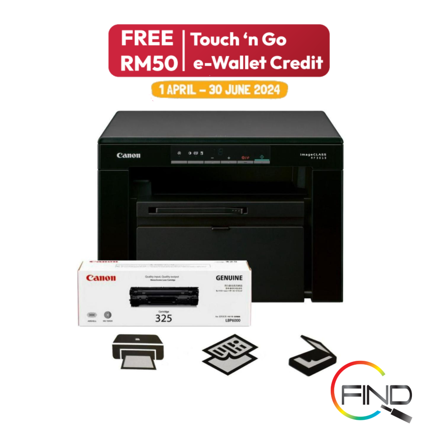 how to scan a document on canon printer mf3010