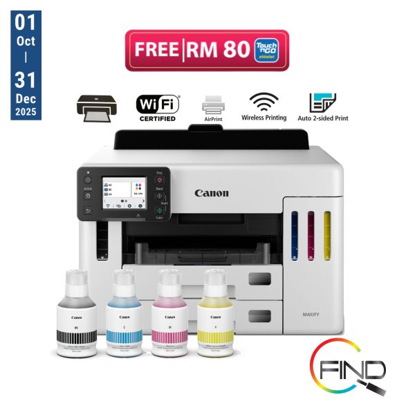 Canon MAXIFY GX5570 MegaTank Auto Duplex Wireless Printer with Dual Cassettes and Supports printing of various label