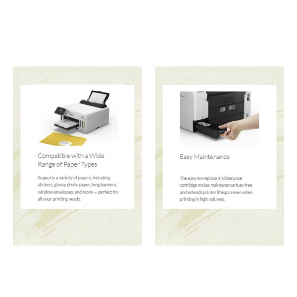 Canon MAXIFY GX5070/GX5170 Wireless Ink Tank Business Printer for High Volume Document Printing (Duplex/Airprint) - Image 4