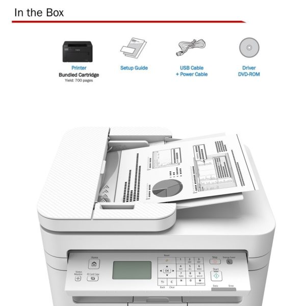 Canon imageCLASS MF284dw ASA Mono Laser AIO Printer(PrintScanCopy/Fax/33ppm/Duplex/WiFi+LAN+USB/AirPrint) - Image 2