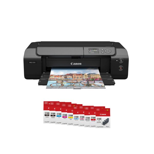 Canon Pixma Pro-300/Pro-310 A3+ Size Professional Photo Printer ( With Wifi / Ethernet / Airprint / 10 colors ink system ) - Image 4