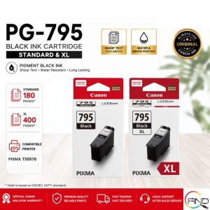 Canon PG-795/PG-745XL Black Pigment ink cartridge for TS5570